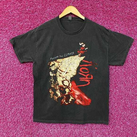 Korn Follow the Leader Nu Metal Band T-shirt Large - Picture 1 of 4